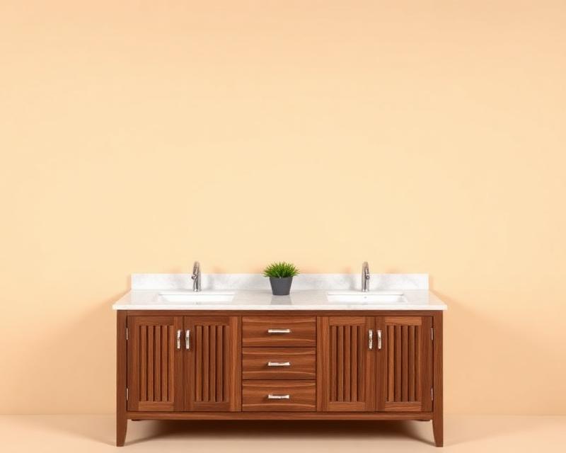 Fluted Vanity 72″